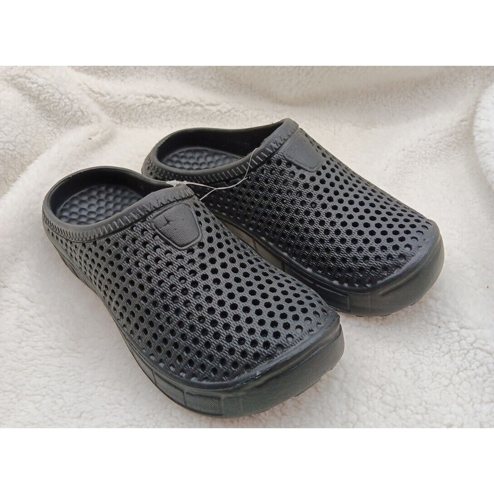 Men's Women's‎ Casual Clogs | Slip On Shoes | Waterproof Black Sandals Slippers